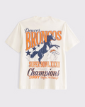 Denver Broncos Graphic Tee - Vintage NFL Fan Shirt