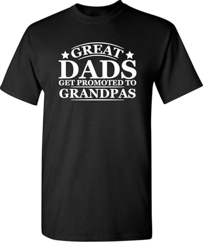 Great Dads Funny T Shirt for Proud Fathers Premium Graphic Tees for Men Mens Novelty T Shirt