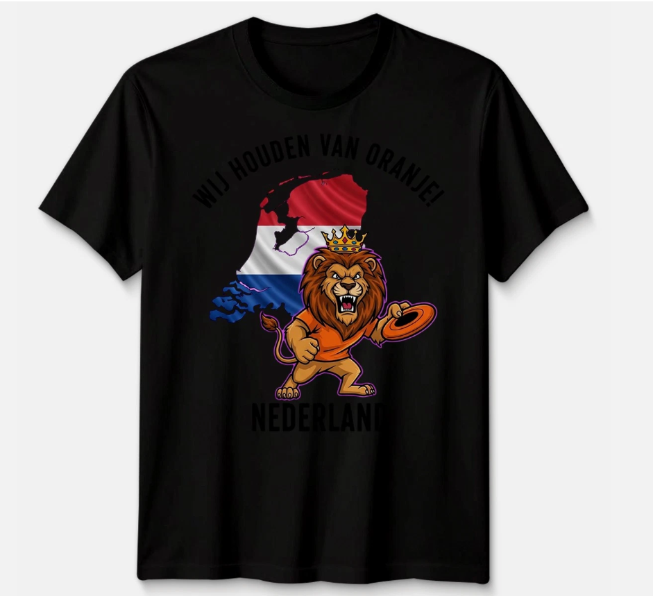 Netherlands Unisex Football T Shirt Holland Country Pride Soccer Mens Womens Tee