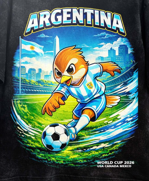 Argentina Soccer Shirt, Argentina Football Graphic Tee, Rooster Soccer Shirt, World Cup 2026 Shirt, Argentine Fan Gift, Unisex T-Shirt.