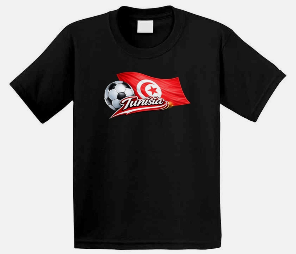 Tunisia World Cup Soccer Fan T Shirt