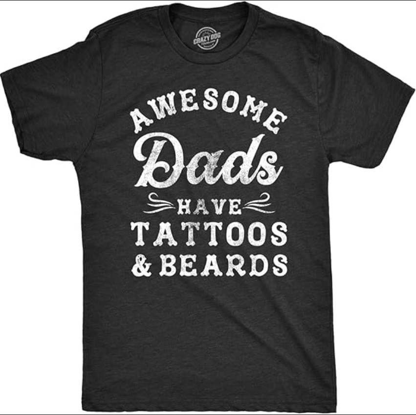 Funny Dad T Shirts Manly Tees for Parents Cool Mens Shirts for Fathers Day