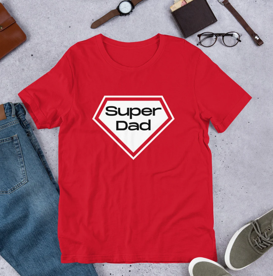 Super Dad T-Shirt, Father's Day Gift, Hero Dad Shirt