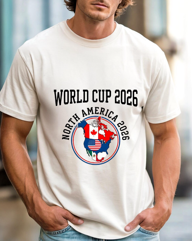 World Cup 2026 logo T-Shirt | North America 2026 soccer emblem