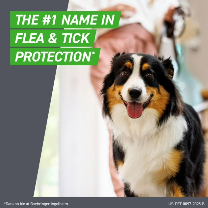 FRONTLINE Plus for Dogs Flea & Tick Small Breed Dog Spot Treatment, 5 - 22 lbs, 3 Count