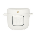 Beautiful 14-Cup Cooked, 6-Cups Uncooked Electric Rice and Grain Cooker, EverGood™ Ceramic Nonstick Coating, White Icing by Drew Barrymore