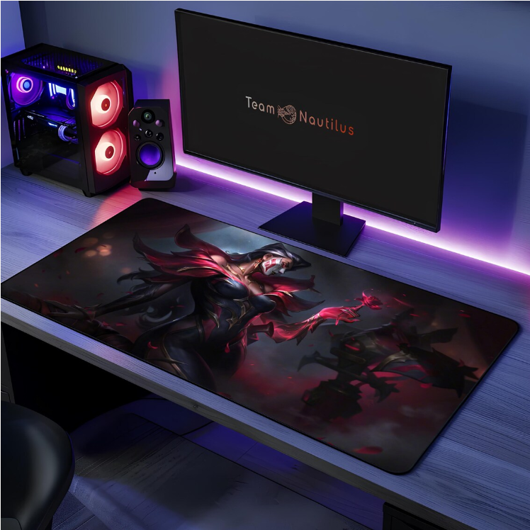 Renata Black Rose Skin Desk Mat League of Legends