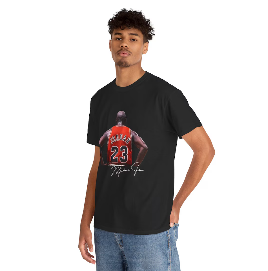 Michael Jordan Chicago T Shirt Vintage Signature Edition