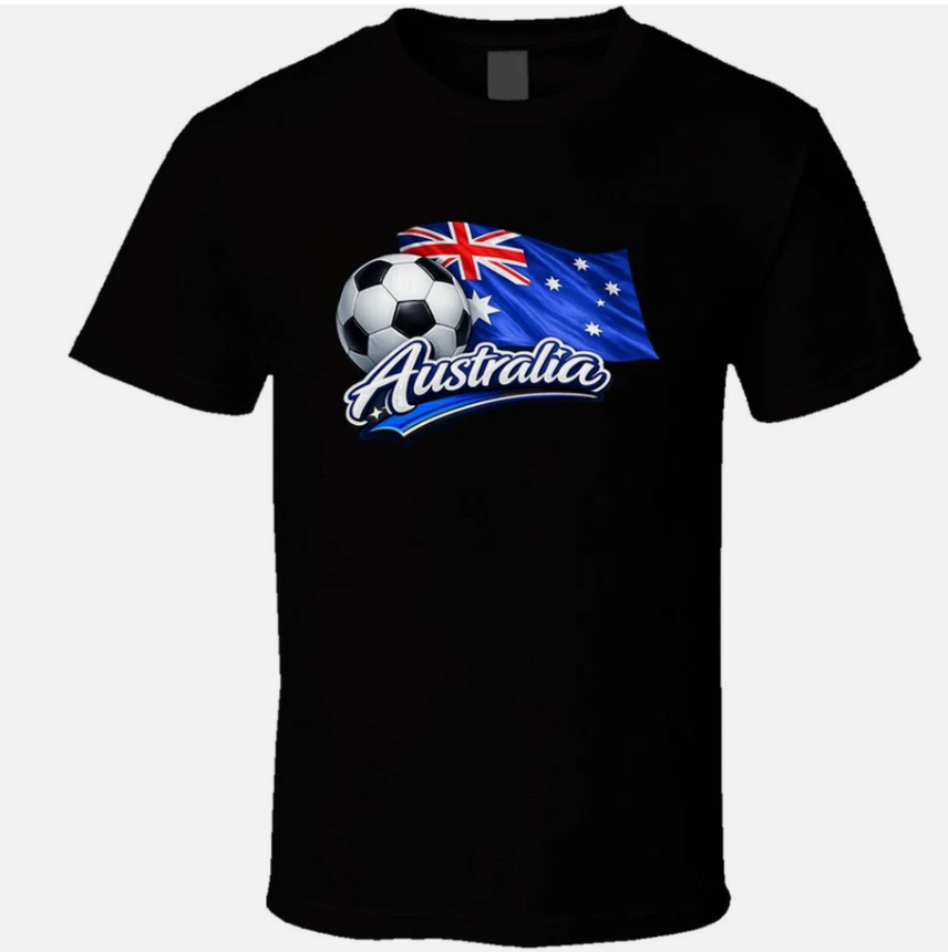 Australia World Cup Soccer Fan T Shirt