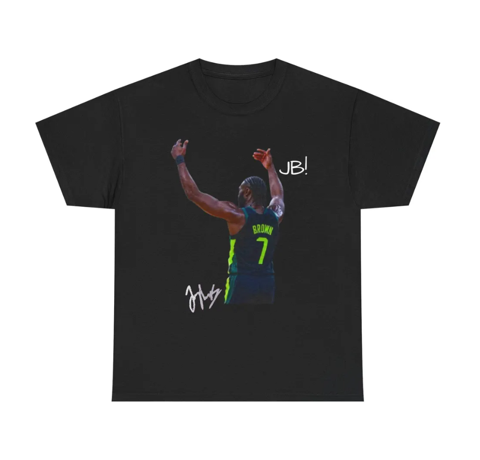 Boston Jaylen Brown T Shirt Autograph Edition