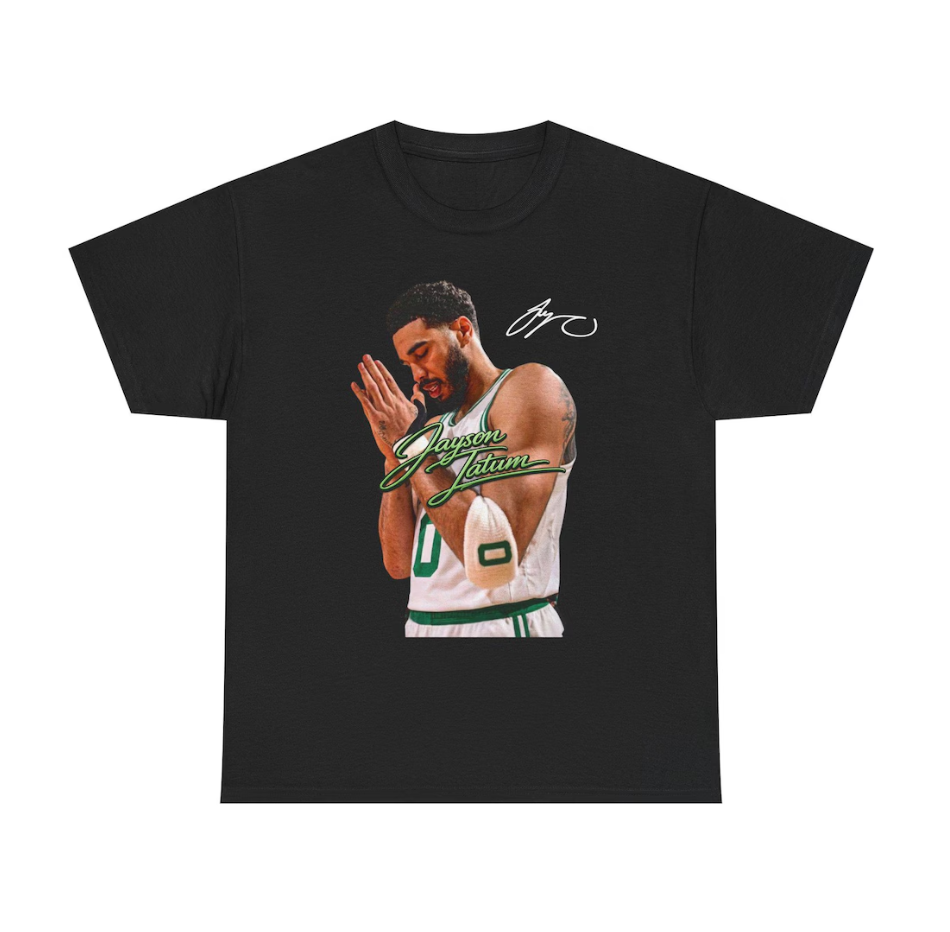 Jayson Tatum Boston T Shirt Autograph Edition Graphic Tee JT!