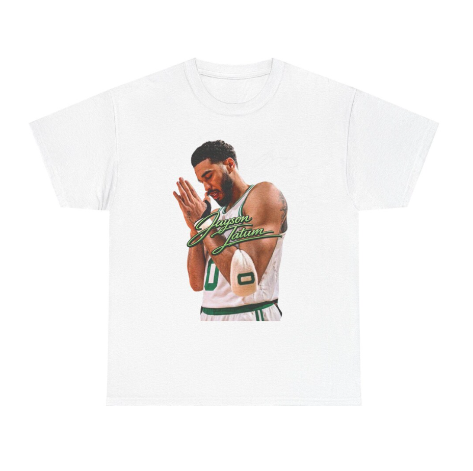 Jayson Tatum Boston T Shirt Autograph Edition Graphic Tee JT!