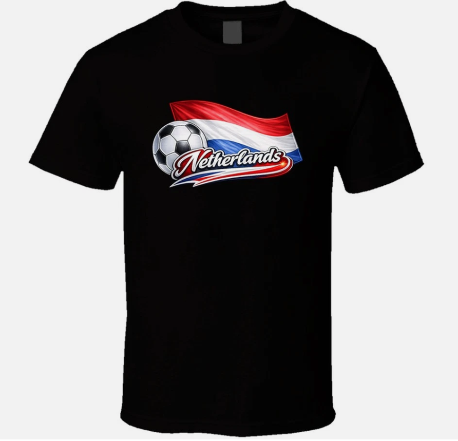 Netherlands Soccer Fan T Shirt