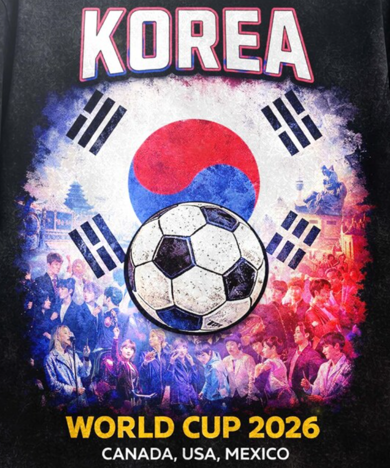 Korea World Cup 2026 Shirt Football Fan Tee Korea Soccer Shirt Game Day Outfit Canada USA Mexico Sports Graphic T-Shirt Unisex Gift.