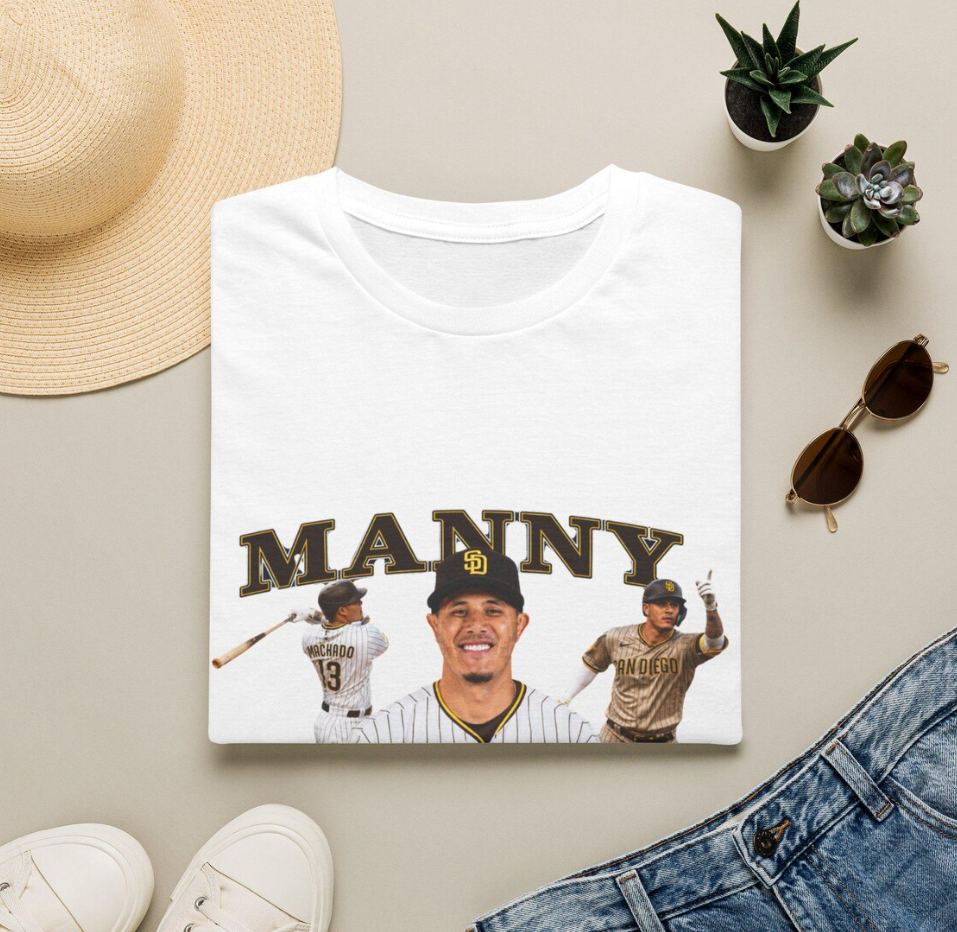 Manny Machado baseball collage T-Shirt Manny Machado player tee, San Diego Padres