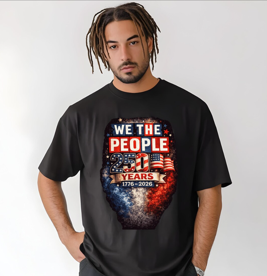 250th America Anniversary Shirt | Patriotic USA Flag We The People Tee