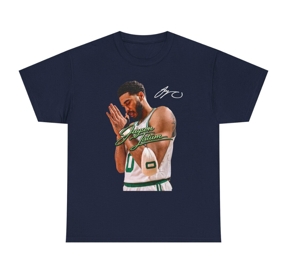 Jayson Tatum Boston T Shirt Autograph Edition Graphic Tee JT!
