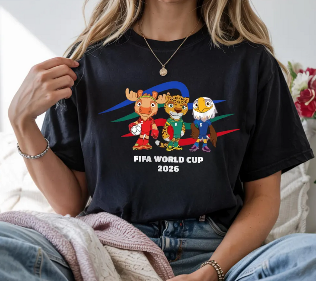 FIFA World Cup 2026 Mascots Digital Art | USA Canada Mexico Soccer Fan Design