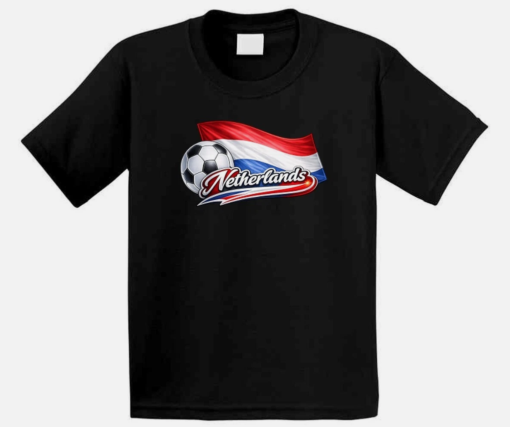 Netherlands Soccer Fan T Shirt