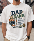 Funny Dad’s Bank T-Shirt | Comfort Colors Father’s Day Graphic Tee