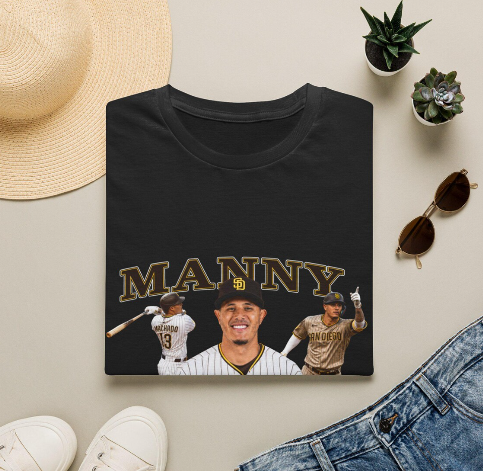 Manny Machado baseball collage T-Shirt Manny Machado player tee, San Diego Padres