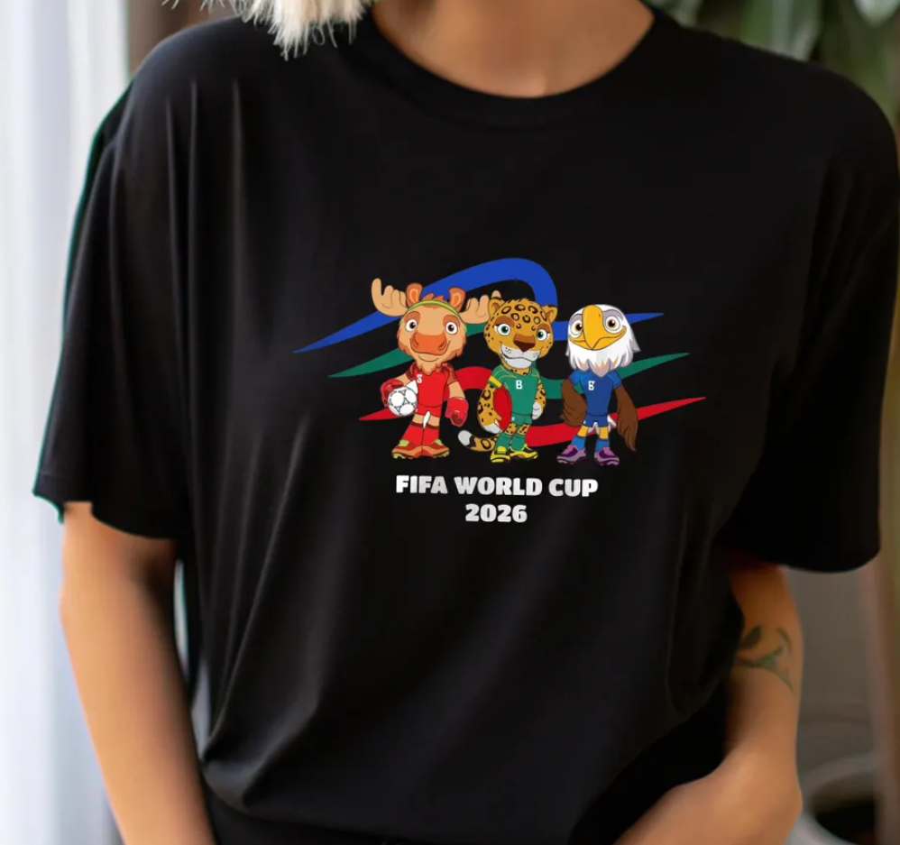 FIFA World Cup 2026 Mascots Digital Art | USA Canada Mexico Soccer Fan Design