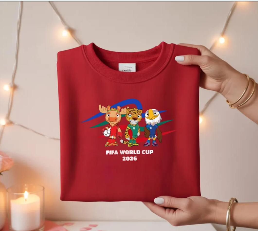 FIFA World Cup 2026 Mascots Digital Art | USA Canada Mexico Soccer Fan Design