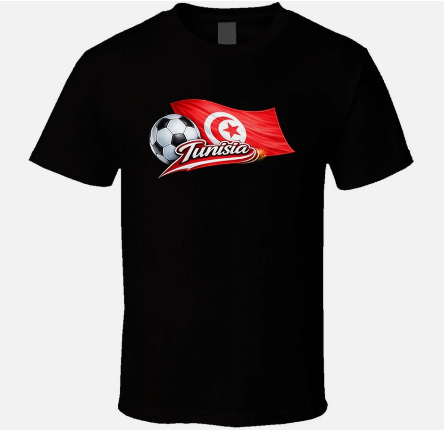 Tunisia World Cup Soccer Fan T Shirt