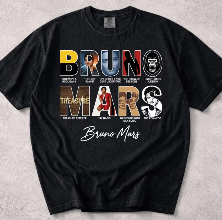 Bruno Mars collage T-shirt, Bruno Mars Shirt, Bruno Mars
