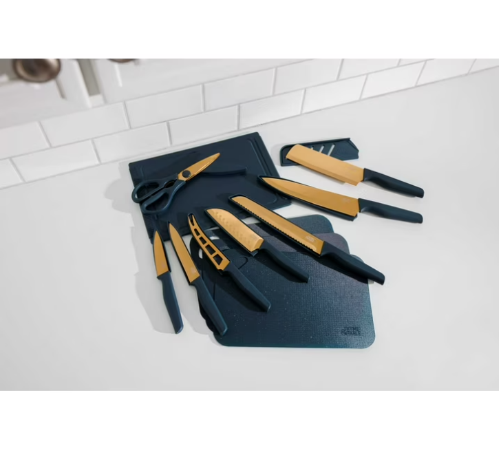 Thyme & Table 20-Piece Knife Set - Blue
