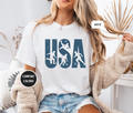 USA Soccer Comfort Colors shirt| Patriotic World Football Fan Tee | Cup Soccer Lover Gift