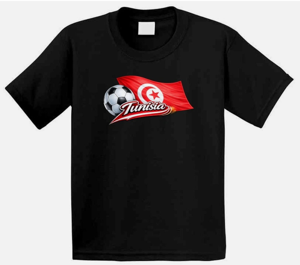 Tunisia World Cup Soccer Fan T Shirt