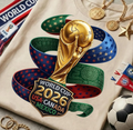 World Cup 2026 USA Canada Mexico Soccer Design Football Fan Shirt PNG FIFA 2026 Trophy Graphic Sublimation Design Digital Download
