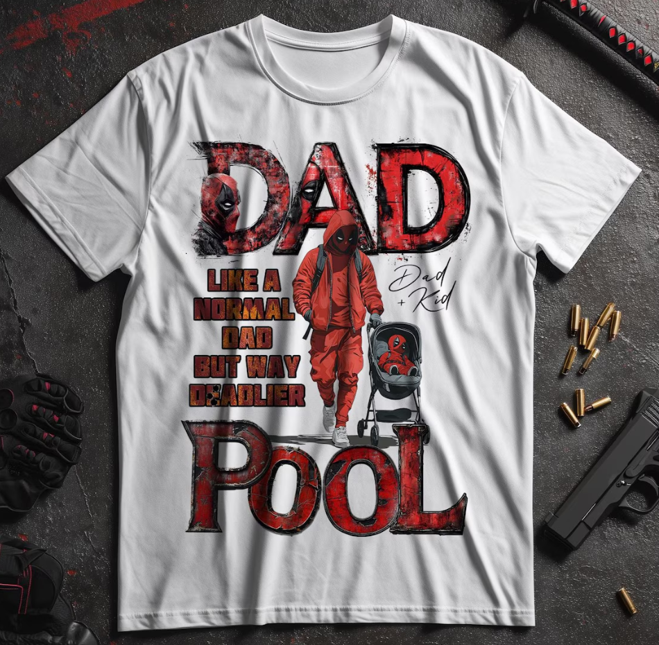 Dad T-shirt, Dadpool Father's Day, Gift Idea, Hero Shirt, Dad T-shirt, Father's Day Gift, Papa T-shirt, T-shirt Gift, Father's Day, Heroshirt