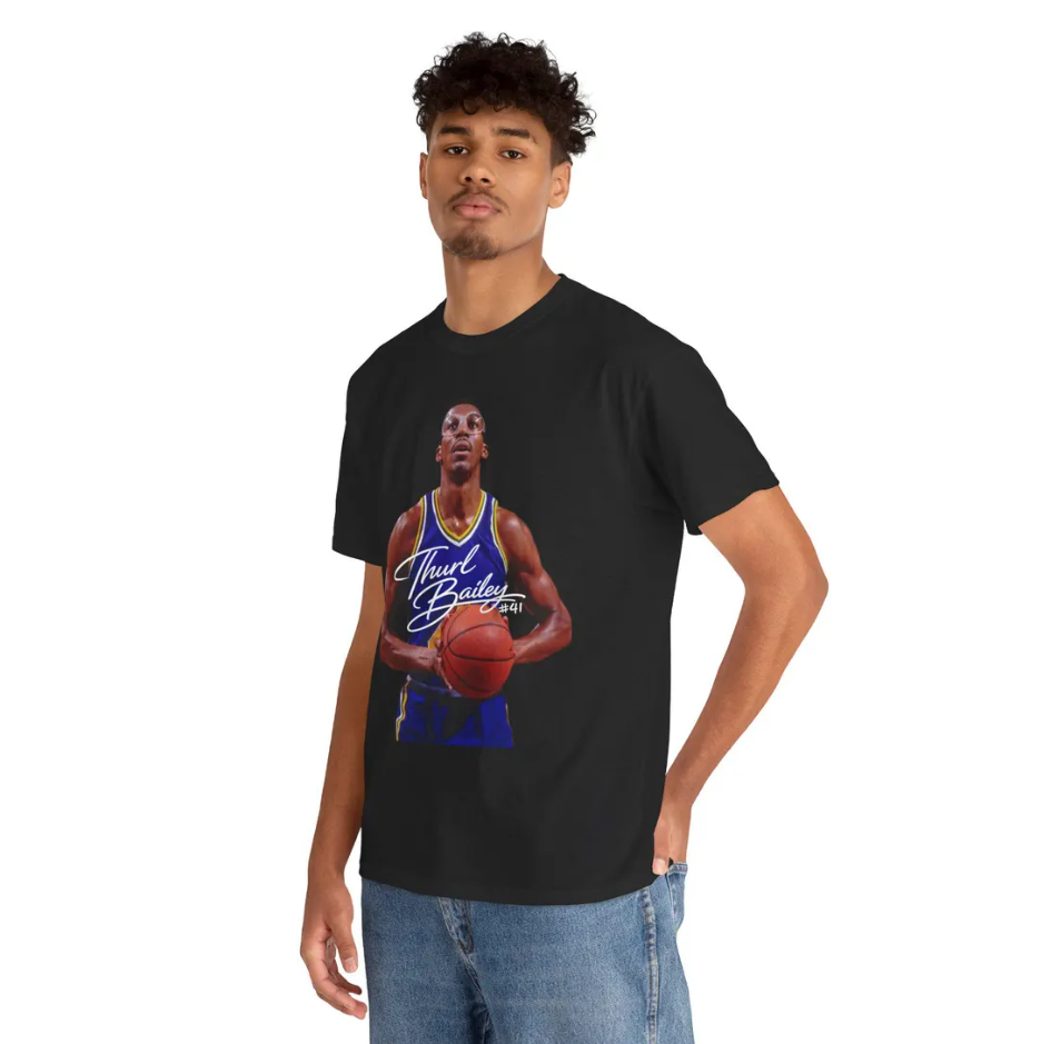 Thurl Bailey Utah T Shirt Basketball