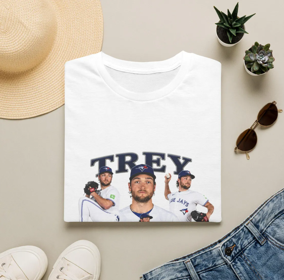 Trey Yesavage T-Shirt Baseball Player Collage Tee, blue jays merch MLB