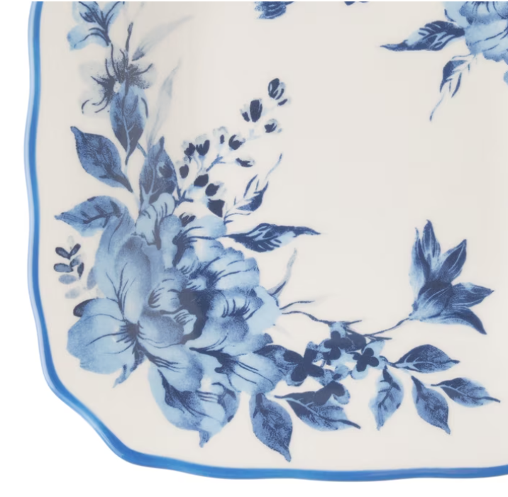 The Pioneer Woman Delilah Stoneware Appetizer Plates, Blue, Set of 6