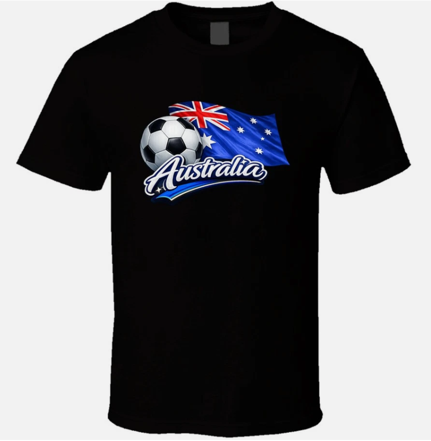 Australia World Cup Soccer Fan T Shirt