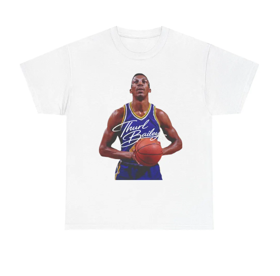 Thurl Bailey Utah T Shirt Basketball