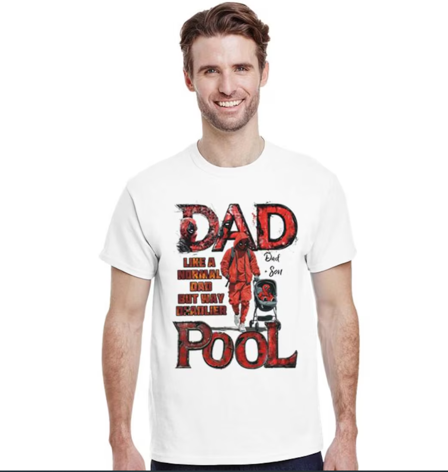 Dad T-shirt, Dadpool Father's Day, Gift Idea, Hero Shirt, Dad T-shirt, Father's Day Gift, Papa T-shirt, T-shirt Gift, Father's Day, Heroshirt
