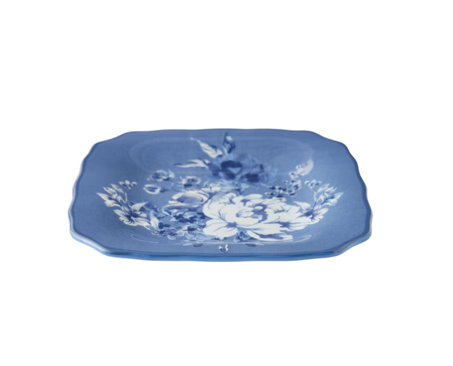 The Pioneer Woman Delilah Stoneware Appetizer Plates, Blue, Set of 6