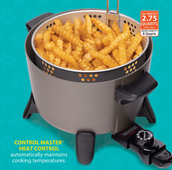 Presto Big Kettle Ceramic Deep Fryer/Multi-Cooker