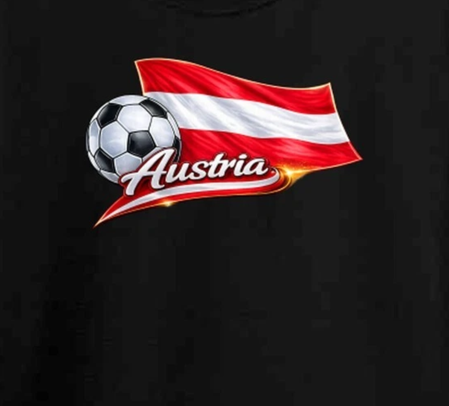 Austria World Cup Soccer Fan T Shirt