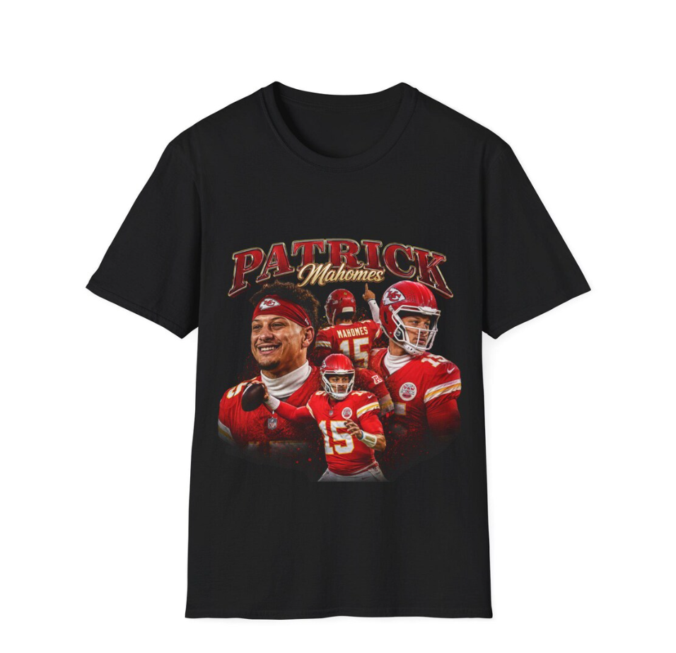 Patrick Mahomes T-Shirt Chiefs Football Collage