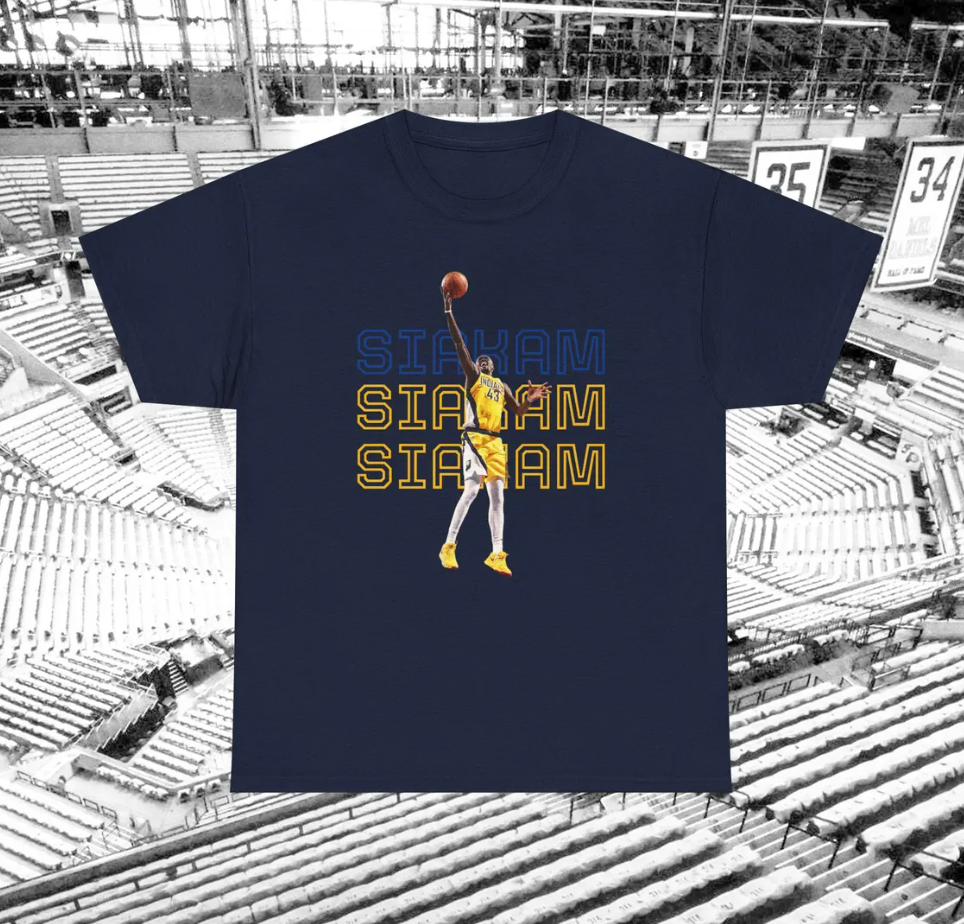Pascal Siakam Pacers Playoffs Tee: Indiana Basketball Fan Shirt