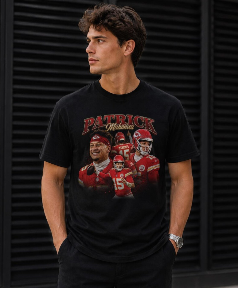 Patrick Mahomes T-Shirt Chiefs Football Collage
