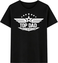Mens Father's Day Shirt, Happy Father Day Top Dad Tee, Soft Combed Cotton Spandex