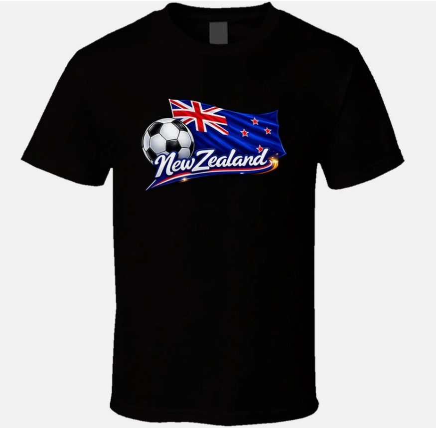 New Zealand World Cup Soccer Fan T Shirt