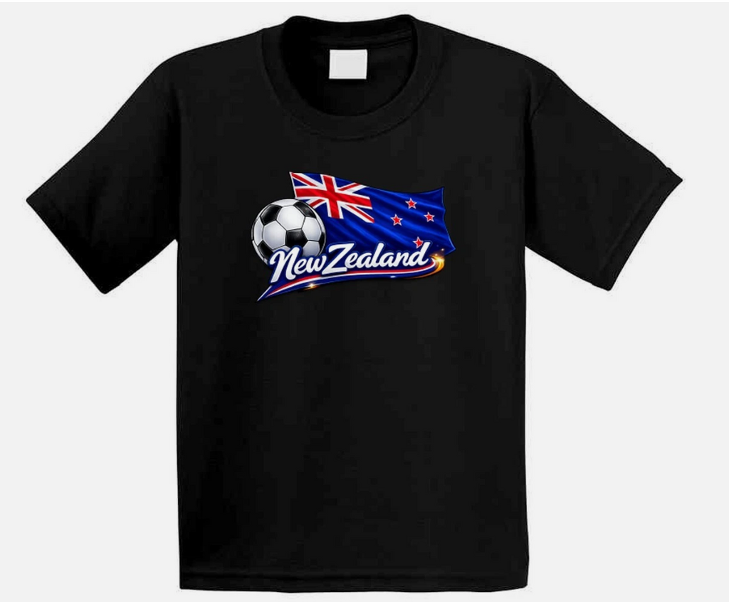 New Zealand World Cup Soccer Fan T Shirt