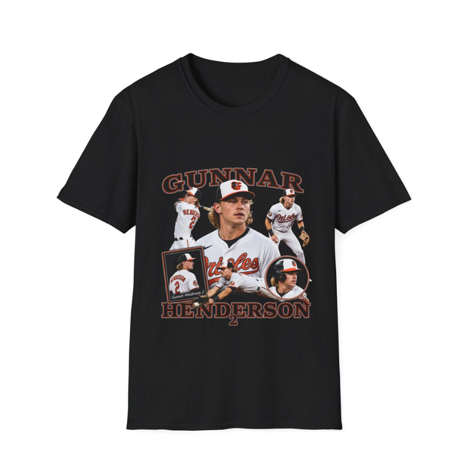 Gunnar Henderson baseball player T-Shirt Orioles tribute
